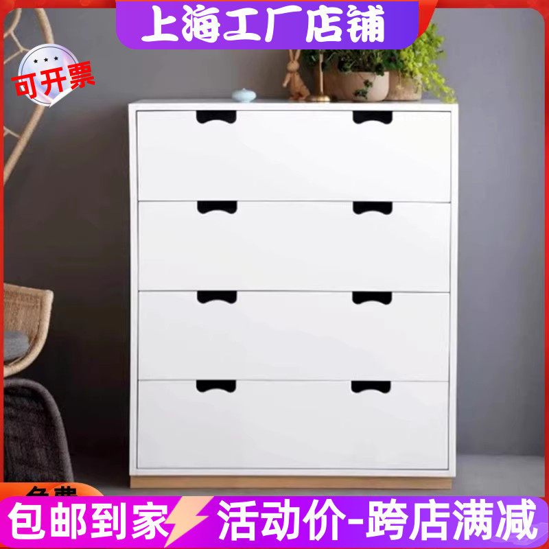 新品网红三四五六斗柜钢琴烤漆抽屉柜现代简约储物柜收纳柜定制