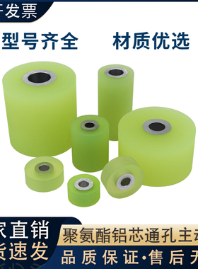 聚氨酯铝芯通孔主动轮静音耐磨防滑替代UMC