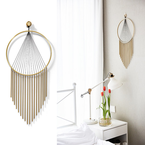 挂饰客厅墙壁索奇装饰轻奢流苏