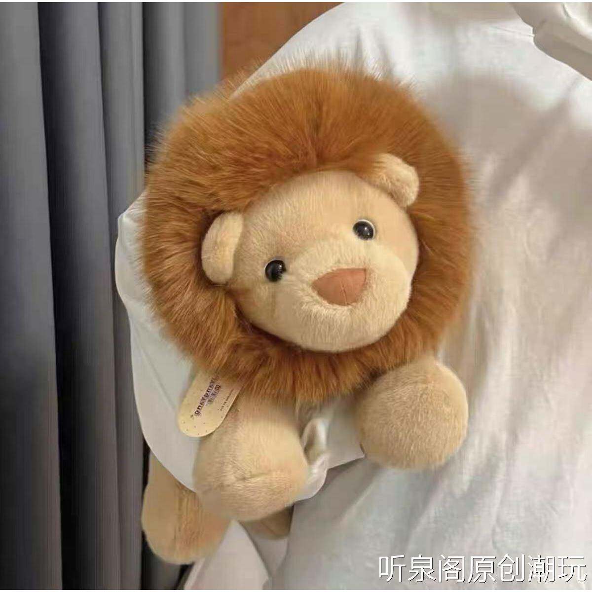 新款狮子毛绒玩具陪伴安抚玩偶仿真狮子公仔抱枕礼物儿童玩具
