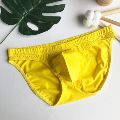 男士内裤棉三角裤性感舒适运动中低腰底裤修身新款加大凹凸青年裤