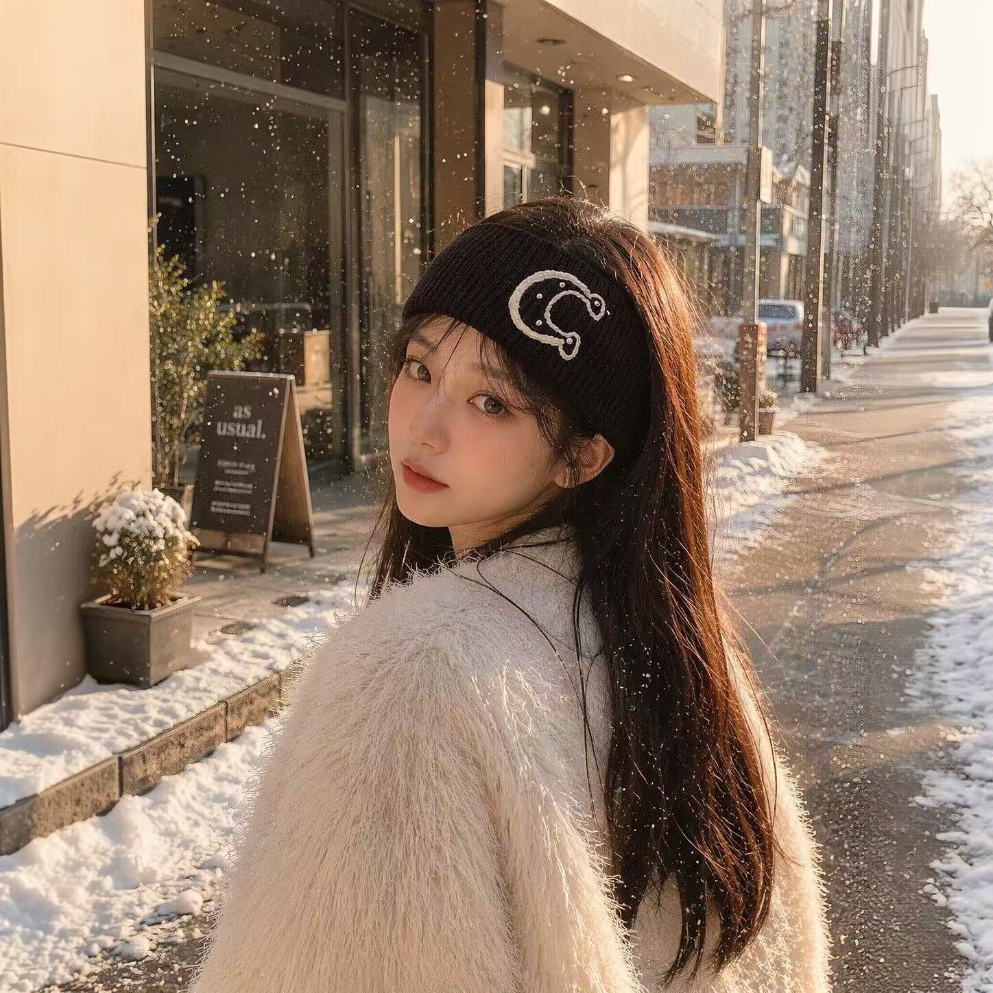 韩国代购女款字母吸汗止汗发带