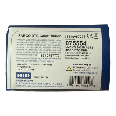 美国进口FARGO色带dtc1250e专用