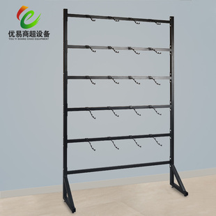 服装店内衣内裤落地展示架单面靠墙商品挂架手机壳拖鞋零食陈列架