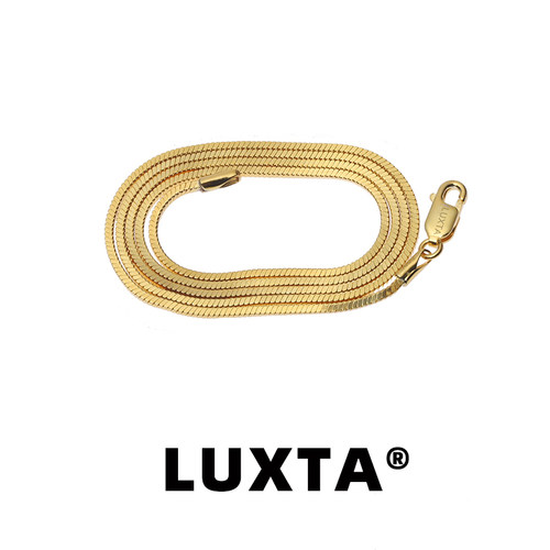 LUXTA925银蛇骨链项链锁骨男女