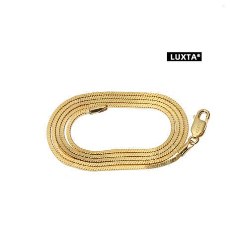 LUXTA925银蛇骨链项链锁骨男女