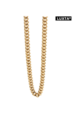 LUXTA金色小古巴链嘻哈男