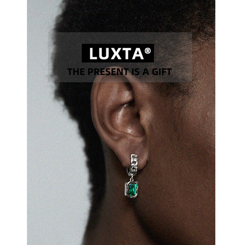 LUXTA原创绿色宝石耳环