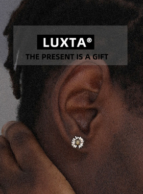 Daisy Earring s925纯银雏菊耳钉做旧风 日韩嘻哈耳饰时尚潮单品