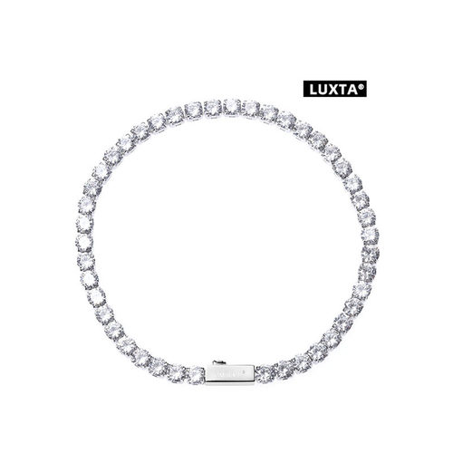 LUXTA满钻链手链网球链嘻哈男