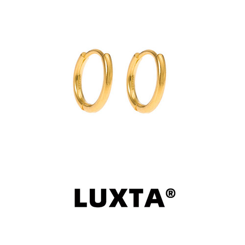 LUXTA纯银金色小耳环嘻哈