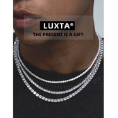 Tennis满钻项链 网球链镶钻男女嘻哈锁骨链欧美潮