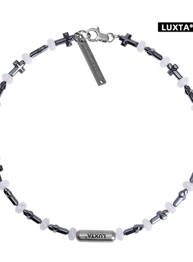 LUXTA原创十字架拼接男项链