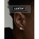 欧美嘻哈男女1 2克拉镶钻耳饰高级感 925纯银莫桑石耳钉D色 LUXTA