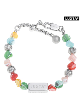 LUXTA原创贝壳珠彩色手链嘻哈男