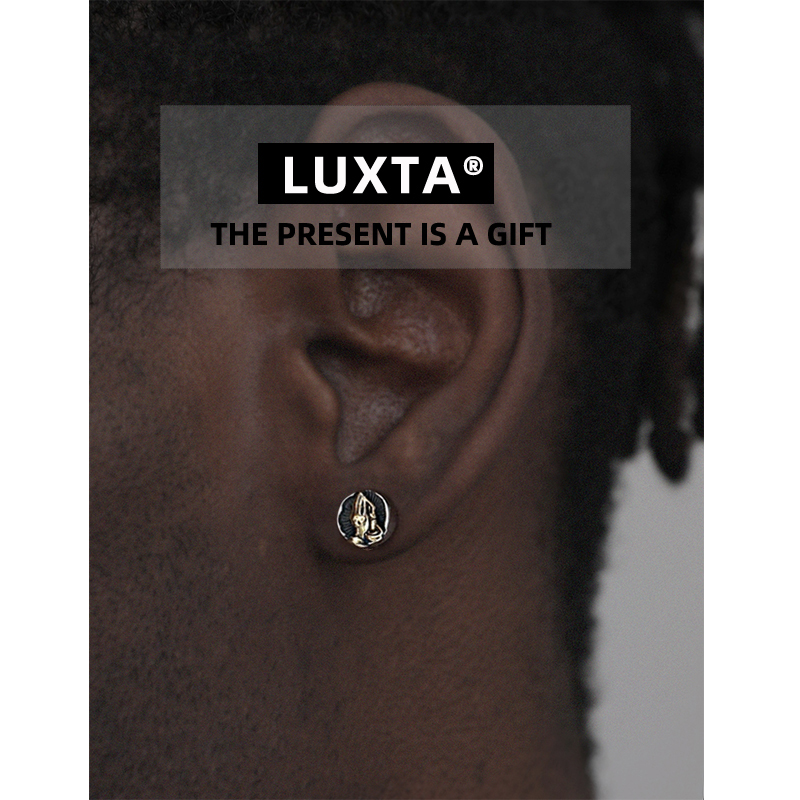 祈祷复古嘻哈男女欧美风ins耳钉