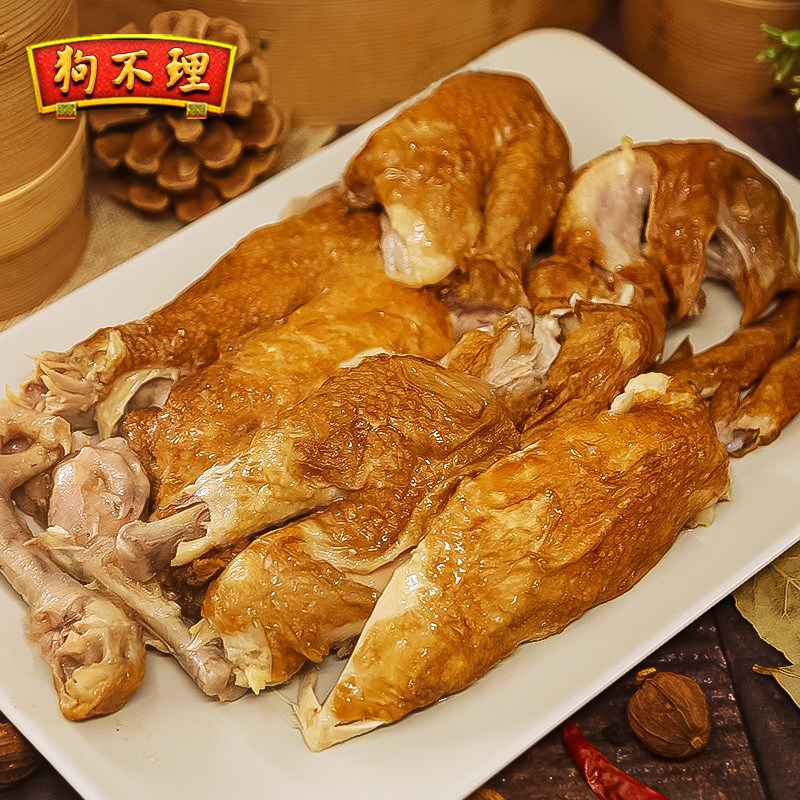 天津狗不理老汤扒鸡500g开袋即食熟食卤味真空装酱卤肉烧鸡卤鸡