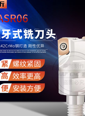日立R2锁牙式抗震刀杆刀头