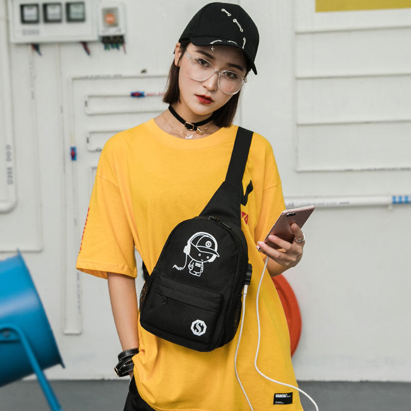 胸包女韩版2020新款牛津布运动斜挎包ins潮牌帆布单肩跨小包包男|ruв категории Сумки, Г - жа сумки - от Buy2taobao.com для оказания профессиональной услуги покупки агента Taobao
