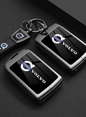 适用沃尔沃钥匙套xc60汽车s90大全s60改装xc90装饰xc40壳s60l扣包