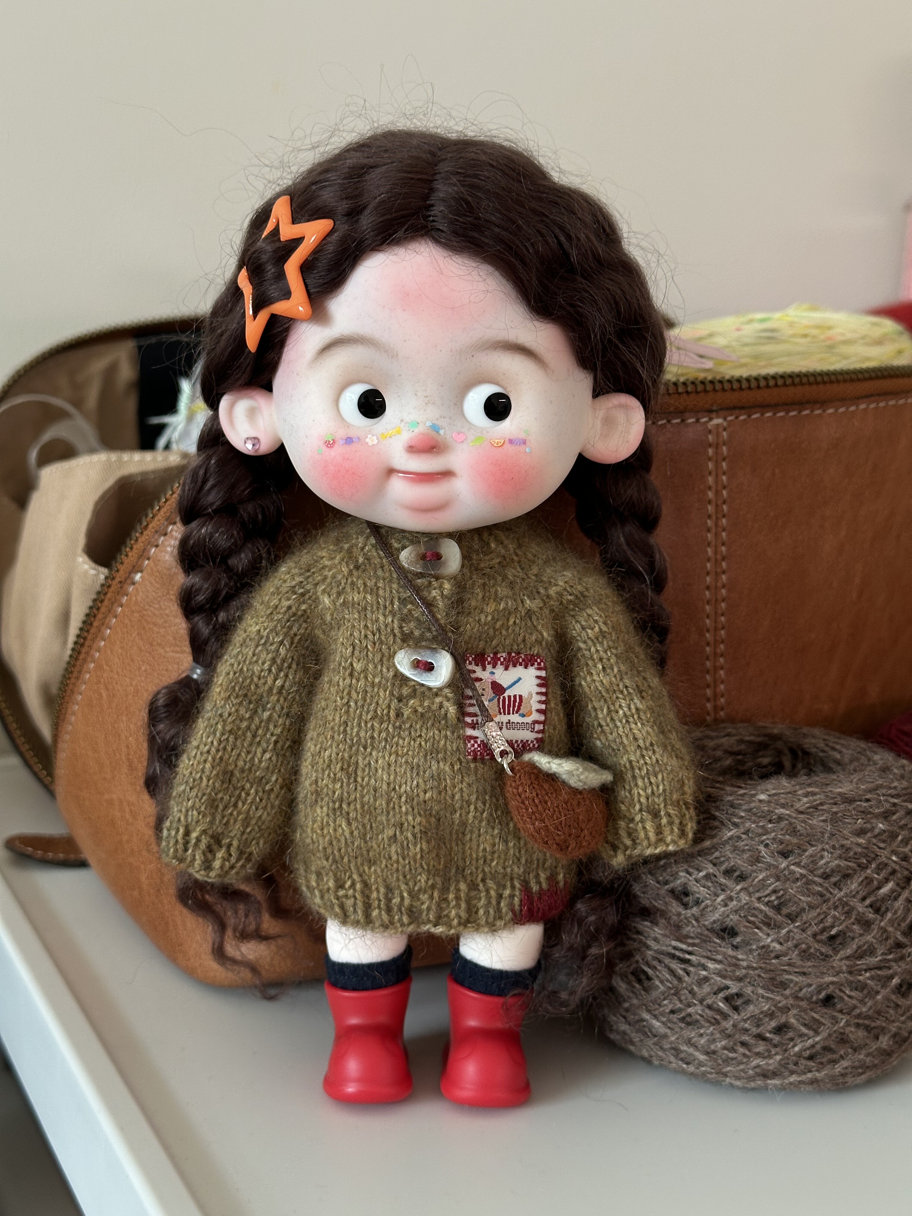 Josh娃衣合集（一）bjd娃娃毛线编织Blythe娃衣纯手工编织毛衣