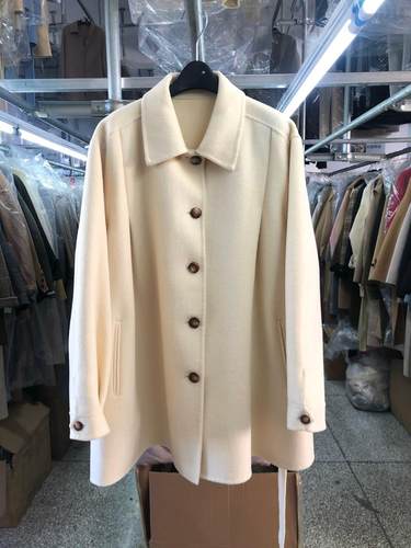 闭眼入双面羊毛大衣女短款2025年秋冬新款韩版单排扣 a型毛呢外