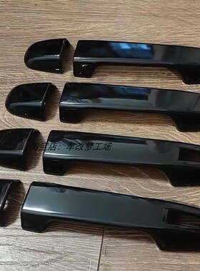 适用于斯巴鲁BRZ翼豹WRX森林人XV黑色外拉手装饰盖改装门把手贴壳