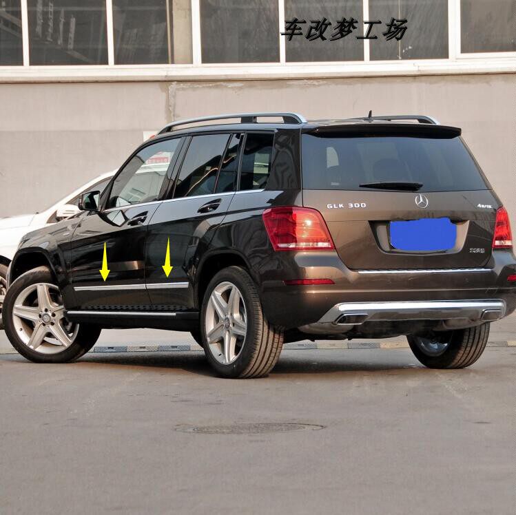 奔驰glk300门板改装专用车身饰条