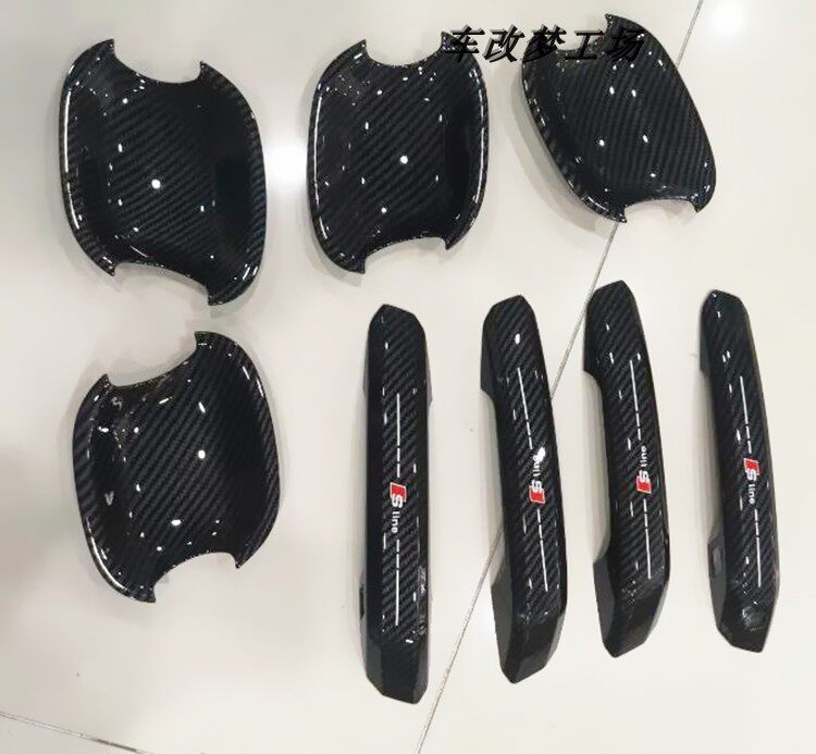 17-23奥迪A4LQ5L门拉手门碗A5碳