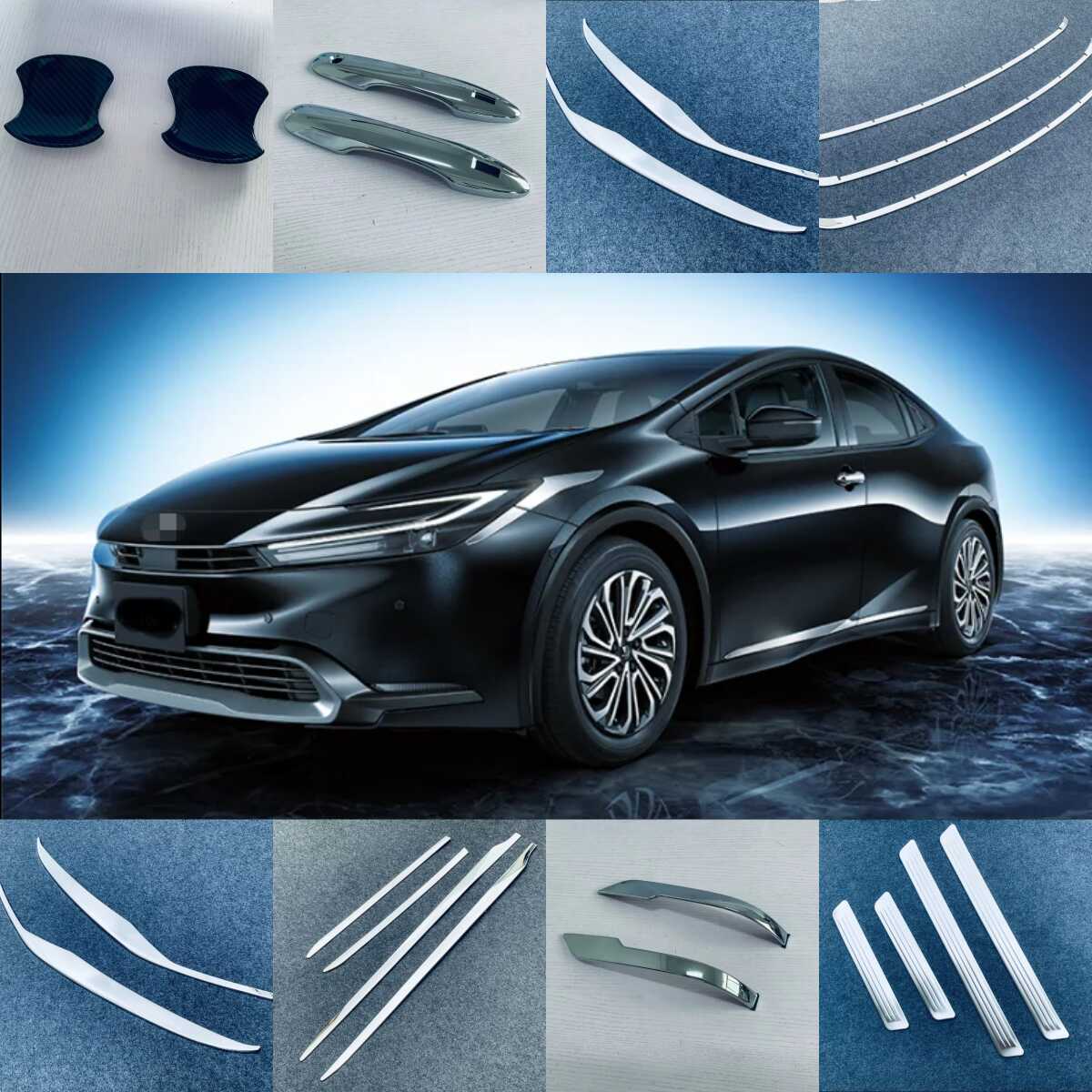 车身亮条PRIUS60系中网尾翼饰条