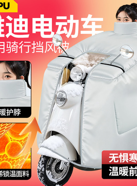 雅迪电动车挡风被2025新款冬加厚小专用冠能6代t35摩登光芒70莱茵