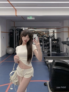 抽绳中低腰超短运动短裤 ROUGE DIAMOND韩国原厂badblood美式