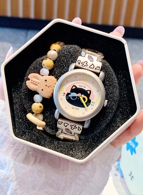 手表女学生初高中2025新款高颜值小众设计防水考试腕表生日礼物