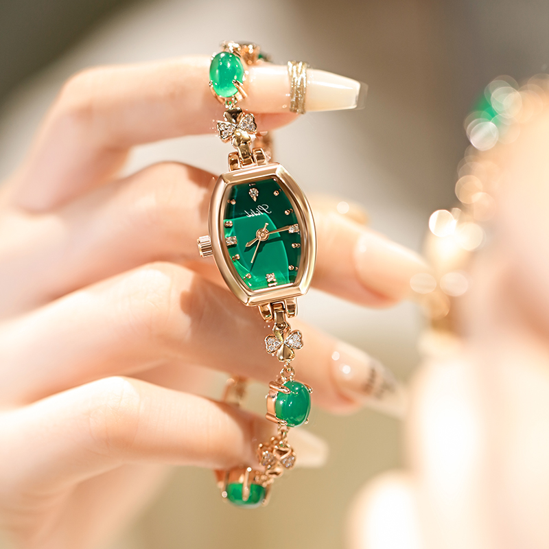 玉髓手链表女士情人节生日礼物