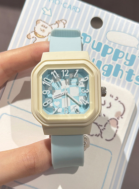 Linger手表女学生初高中2025新款小众运动高颜值防水只看时间