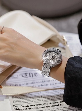 正品满天星手表女高级感ins防水时尚气质轻奢2025年新款女士腕表