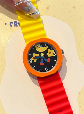 Linger手表女款学生2025新款多巴胺考试专用爆款防水女士手表小众