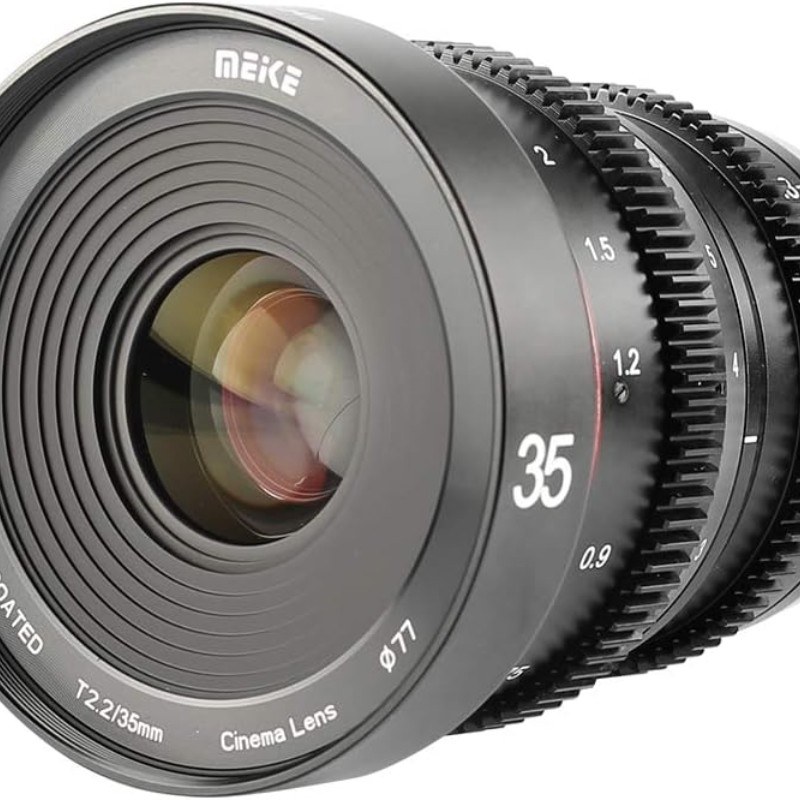 美科35mmT2.2电影镜头m43卡口适用ZCAM松下GH6奥林巴斯OM1BMPCC4K