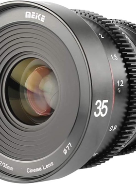 美科35mmT2.2电影镜头m43卡口适用ZCAM松下GH6奥林巴斯OM1BMPCC4K