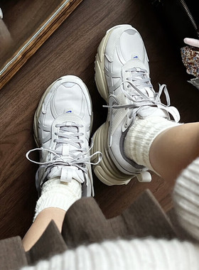 Nike耐克老爹鞋女厚底增高透气系带休闲运动鞋白色FZ2622-002