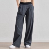 速干防晒轻薄冲锋裤 美式 裤 宽松凉感休闲裤 撞色阔腿裤