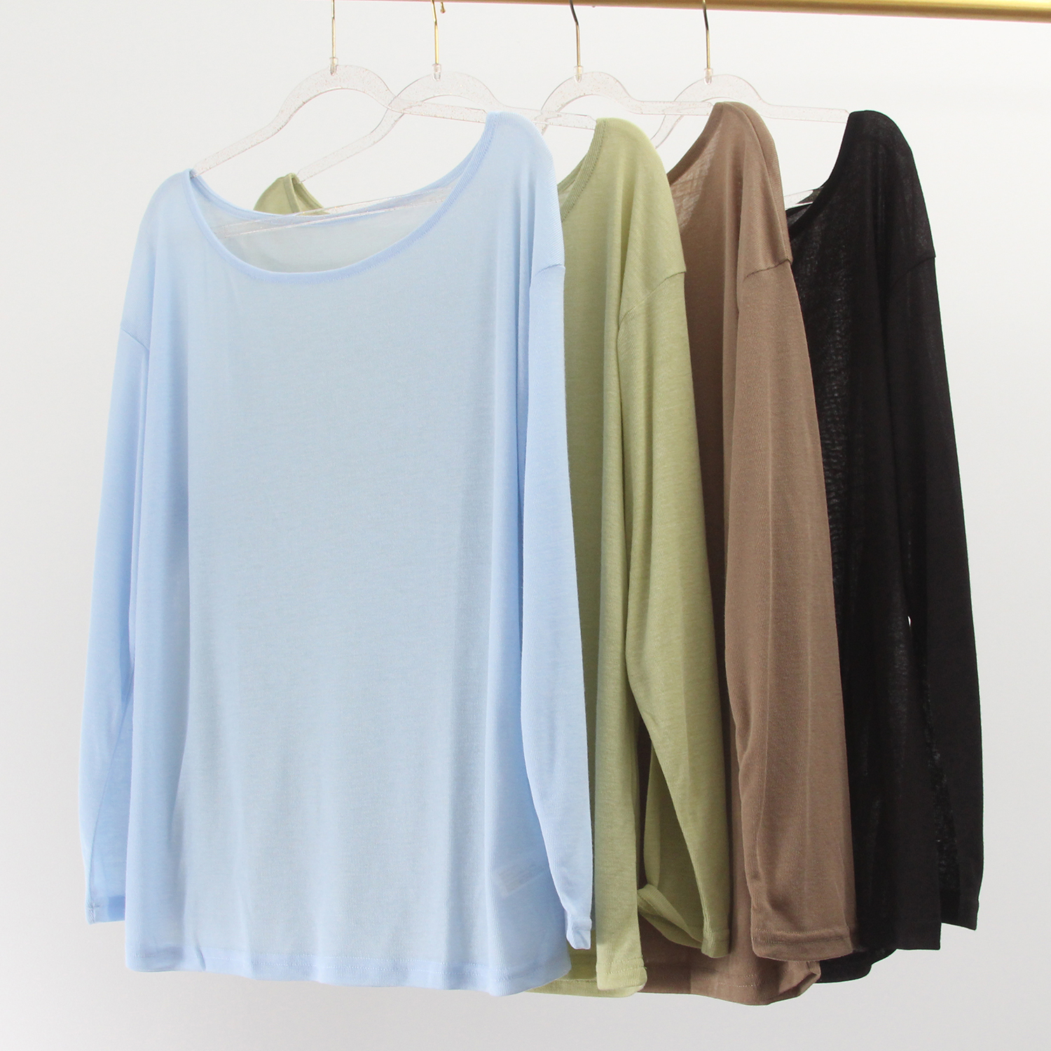 防尴尬瑜伽罩衫性感斜肩