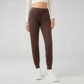 女束脚带口袋抽绳松紧速干跑步高端健身裤 平替同款 高腰显瘦瑜伽裤