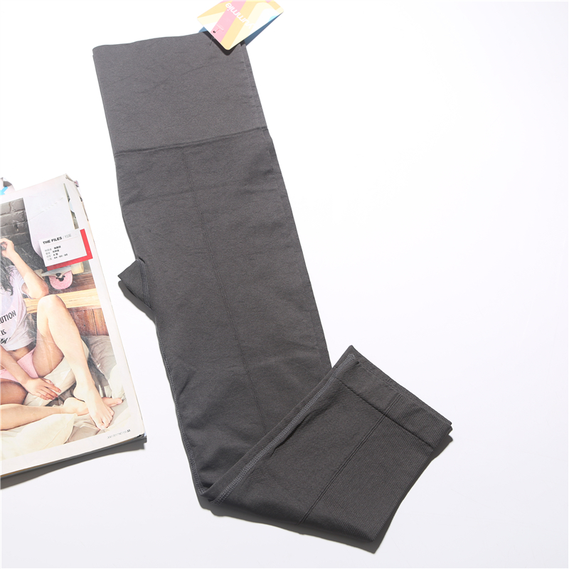 欧美单！太亲肤了！薄款大码透气速干塑形健身裤七分女紧身瑜伽裤