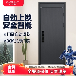WL王力安全防盗门家用进户门入户门别墅大门智能门锁子母门P101