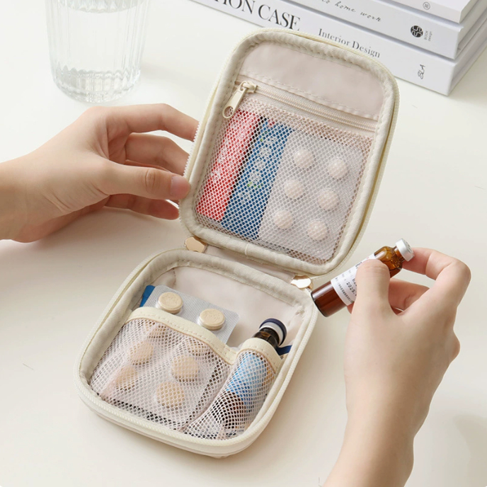 2025新品旅行便携药包随身药品收纳包出差旅游小药包急救医疗包