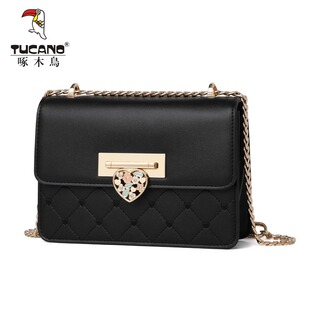 啄木鸟女士包包2026新款 小方包百搭链条包通勤 高级感单肩斜挎时尚