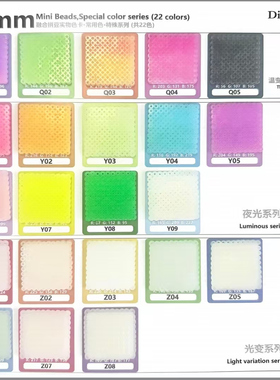 [PRYTZ系列]GOGO拼豆材料补充包黄豆豆MARDcocododo特殊色变温光