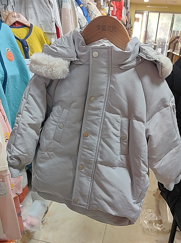 米乐熊羽绒服中长款冬季婴幼儿羽绒服0-6岁男女童宝宝衣服特价