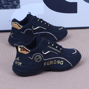 巨芙蓉春季爆款运动休闲鞋男女情侣潮鞋皮蓬老爹鞋百搭软底跑步鞋